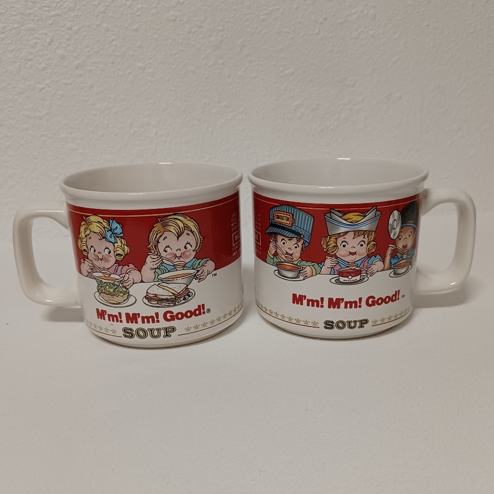 Campbell Soup Cup Lot Of 2 1997 Westwood International Mug